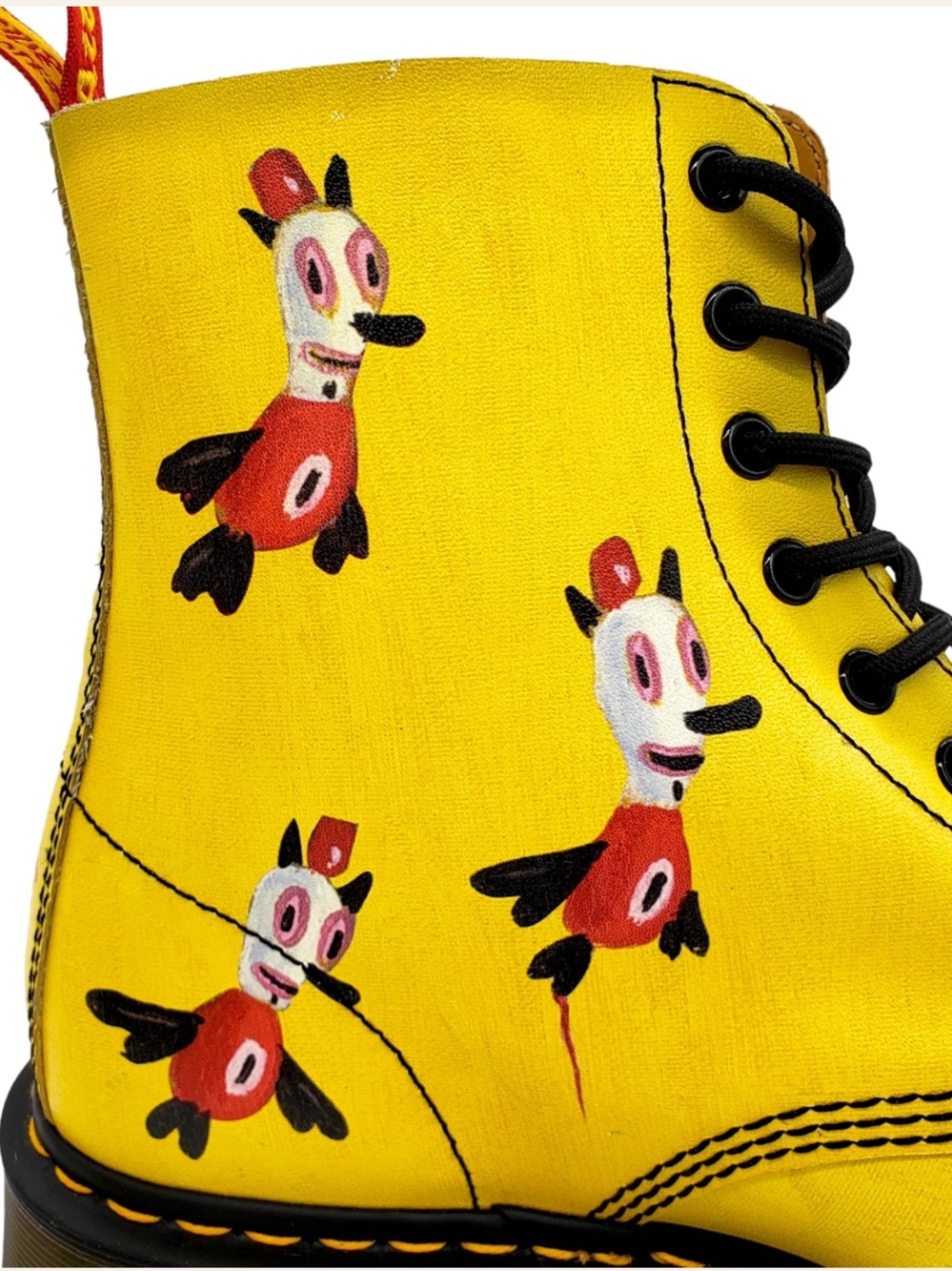 Dr. Martens x Gary Baseman Toby Yellow Mens size 11 NEW!!! EXTREMELY RARE!!! - Picture 7 of 12